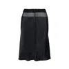 Blumarine Satin Skirt - '10s In Black
