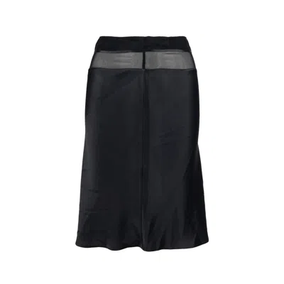 Blumarine Satin Skirt - '10s In Black