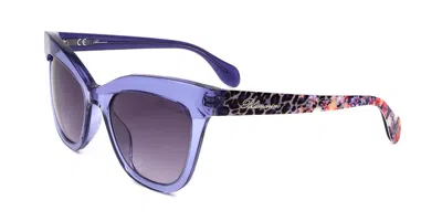 Blumarine Sbm711 095a Occhiali Da Sole Purple Per Uomo
