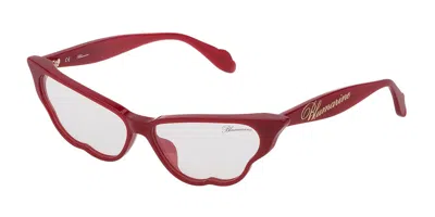 Blumarine Sbm748 9ezx Women's Sunglasses Red Size 59