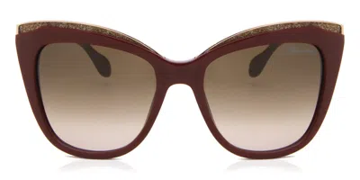 Blumarine Sbm765s 09fh Women's Sunglasses Burgundy Size 55
