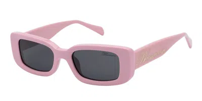 Blumarine Sbm777v 0816 Women's Sunglasses Pink Size 51