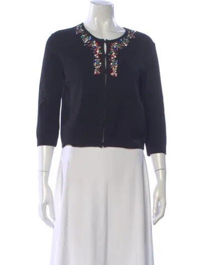 Pre-owned Blumarine Scoop Neck Sweater In Blue