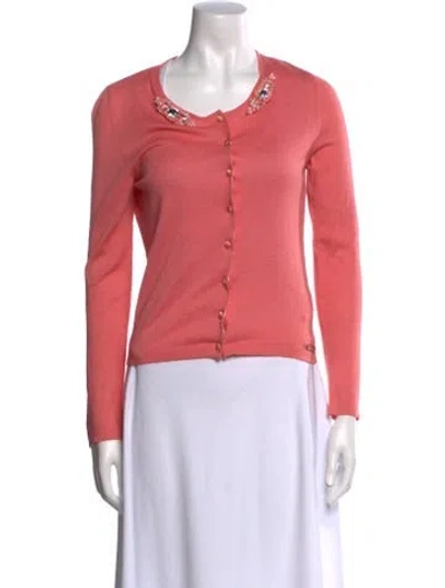 Pre-owned Blumarine Scoop Neck Sweater In Pink