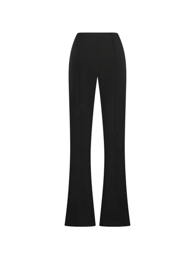 Blumarine Seam-detail Flared Trousers In Black