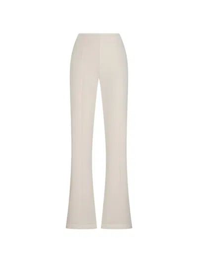 Blumarine Seam-detail Flared Trousers In White