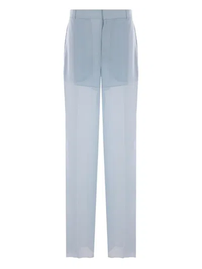 BLUMARINE SEMI-SHEER TROUSERS