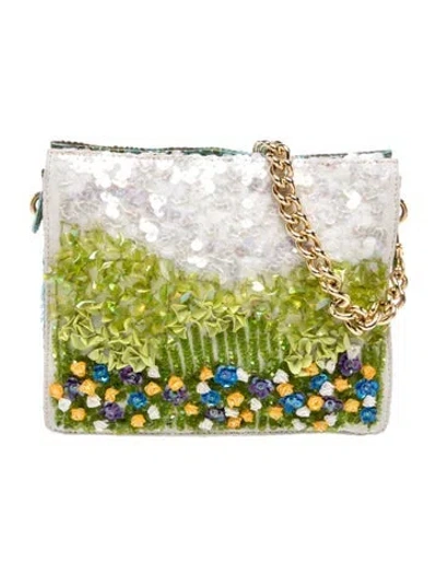 Pre-owned Blumarine Sequins Shoulder Bag In Multicolor
