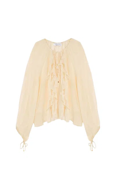 Blumarine Shirt In Beige