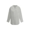 Blumarine Women Shirt With Strassed Logo