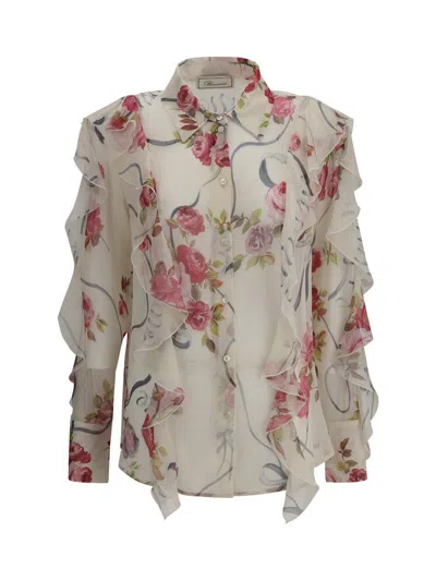 Blumarine Shirts In Neutral