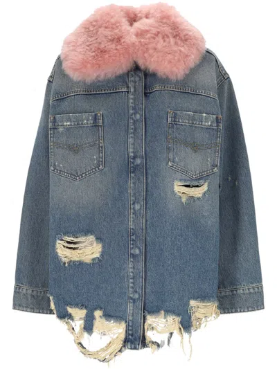 Blumarine Shirts In Blue