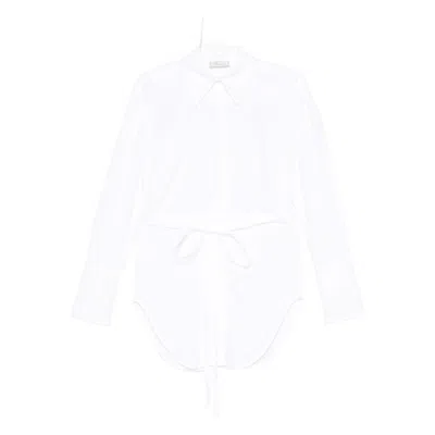 Blumarine Cotton Shirt In White