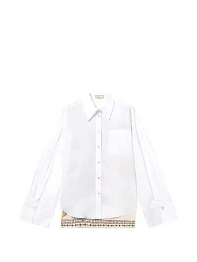 Blumarine Shirts Nat White