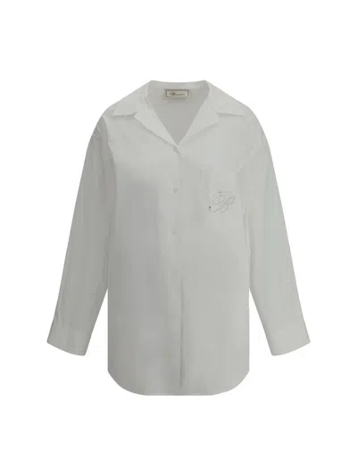 Blumarine Shirts In White