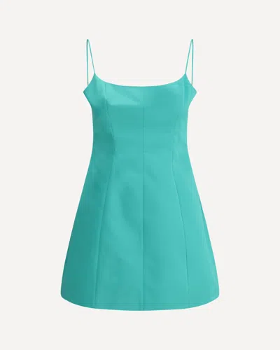 Blumarine Women Short Duchesse Dress In Green