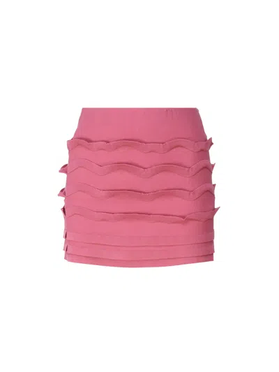 BLUMARINE SHORT STRETCH SKIRT