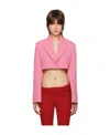 Blumarine Short Suit Coat In Pink