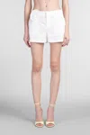 Blumarine Floral Applique Belt Loops Shorts