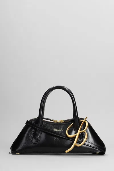Blumarine Shoulder Bag In Black Leather