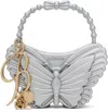 BLUMARINE SILVER FORBITCHES EDITION BUTTERFLY-SHAPED BAG