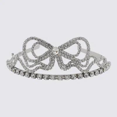 BLUMARINE SILVER TONE HAIR ACCESSORIES
