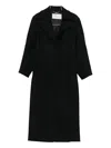 Blumarine Single-breasted Coat In Black