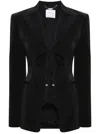 Blumarine Single-breasted Jacket With V-neckline
