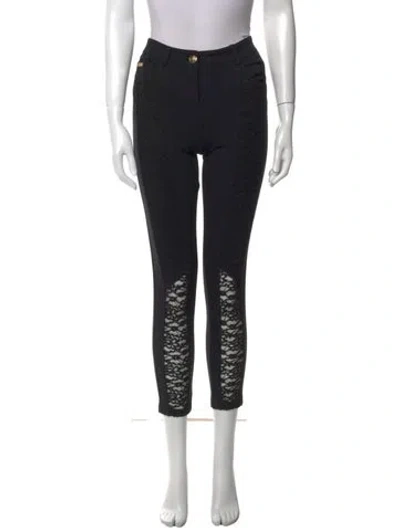 Pre-owned Blumarine Skinny Leg Pants In Black