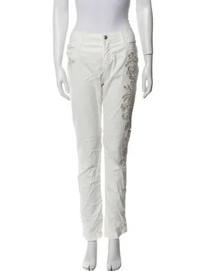 Pre-owned Blumarine Skinny Leg Pants In Multi
