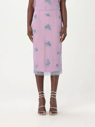 BLUMARINE SKIRT BLUMARINE WOMAN COLOR BLUE,G54845009