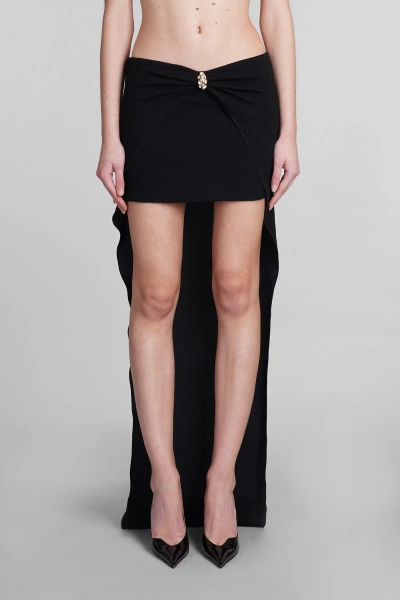 Blumarine Skirt In Black Polyamide In Black  