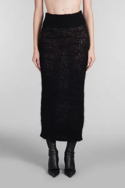 Blumarine Skirt In Black Wool