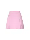 Blumarine Duchesse High-rise Satin Maxi Skirt In Pink