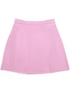 Blumarine Duchesse High-rise Satin Maxi Skirt In Pink