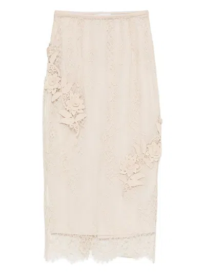 Blumarine Skirts In Beige