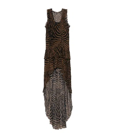 Blumarine Sleeveless Dress In Black