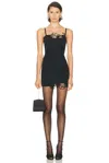 Blumarine Sleeveless Mini Dress In Black