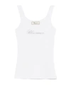 Blumarine Sleeveless Vest In White