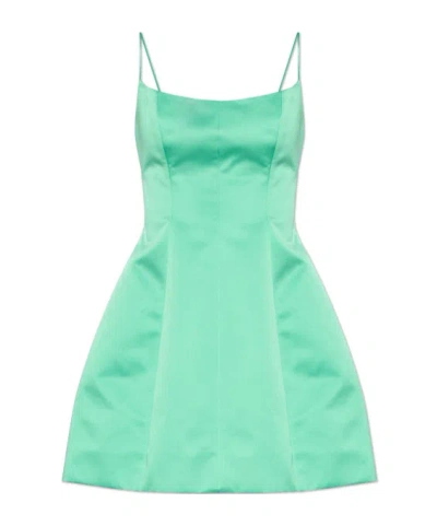 Blumarine Sling Dress In Green