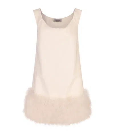 Blumarine Sling Dress In Nude