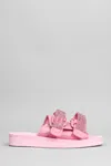 Blumarine Sandals In Rose-pink