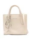 Blumarine Small Chain-charm Tote Bag In Neutral