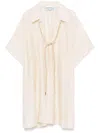 Blumarine Soft Beige Shirt With Belt