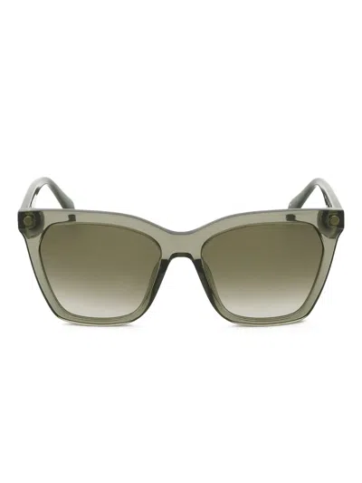 Blumarine Square-frame Sunglasses In Gray