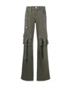 Blumarine Straight-leg Cargo Jeans In Black