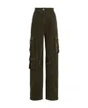 Blumarine Straight-leg Cargo Trousers In Black