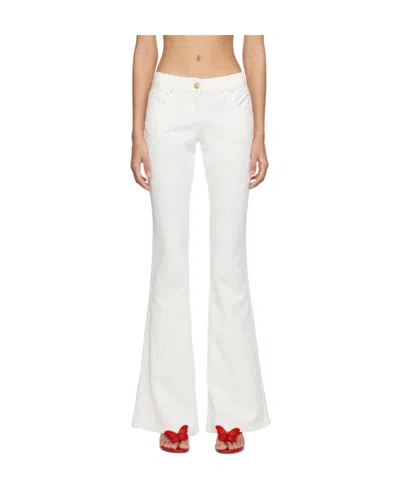 Blumarine Straight-leg Jeans In White
