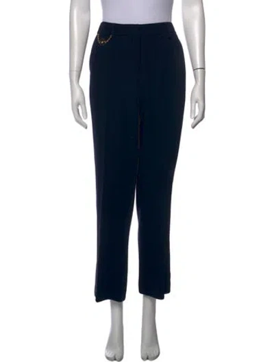 Pre-owned Blumarine Straight Leg Pants In Blue