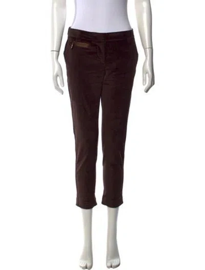 Pre-owned Blumarine Straight Leg Pants In Brown